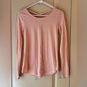 Authentic American Heritage Light Pink Long Sleeve Blouse Size XS